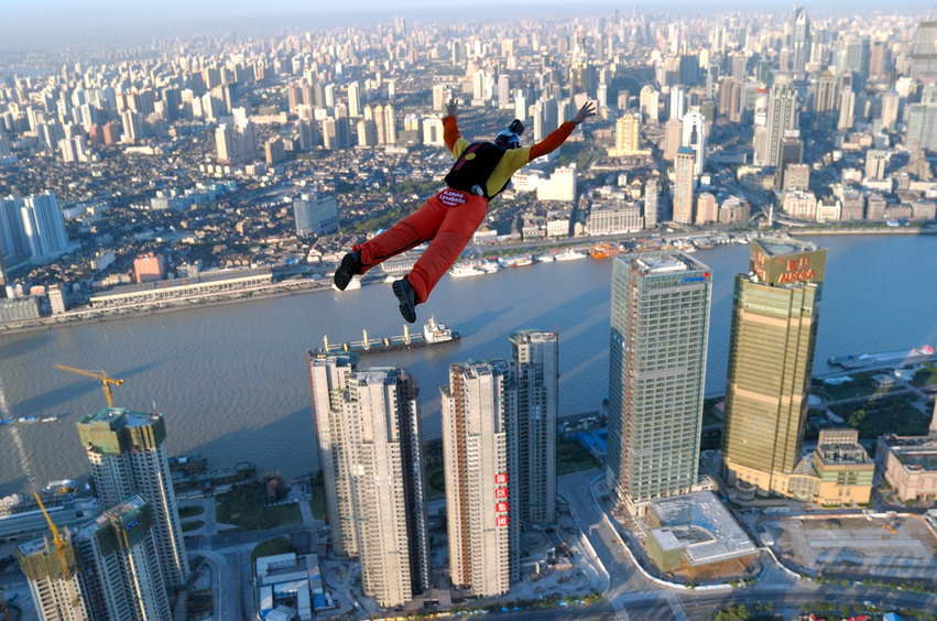 building base jump in shanghai